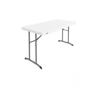 Lifetime Mesa Patas Abatibles Rectangular 152x76 CM Blanca MKP