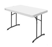 Lifetime Mesa plegable rectangular 122x76 cm blanca