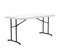 Lifetime Mesa Patas Abatibles MKP Rectangular 152 x 76 cm Blanca