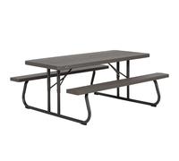 Lifetime Mesa Ultra-resistant Folding With Benches Uv100 183x76x74 Cm
