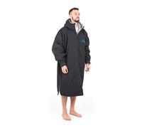 Lifeventure albornoz cambiador de manga larga | Poncho con forro polar resistente al viento, impermeable, tratado antiolores, para nadar, surfear, acampar