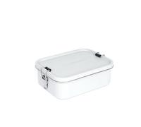 Lifeventure Lonchera de acero inoxidable; contenedor de lata para alimentos, color gris claro