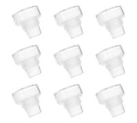 LIFKICH 10 Piezas Pack Tapones en Forma de T para Botellas de Vino y Cerveza Reutilizables Diseño Elegante de Vidrio para DIY y Fiestas