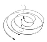LIFKICH 2 Piezas Tendedero en Espiral de Acero Inoxidable Resistente para Colchas y Sábanas Grandes, Multifuncional, Diseño Redondo Que Ahorra Espacio para Lavandería Varios Estilos