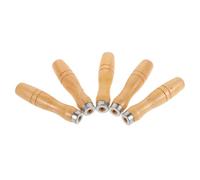 LIFKICH 5piezas Mango de Madera Ergonómico para Interior con Agarre Cómodo para Herramientas Manuales y Raspas