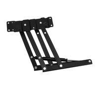 LIFKICH Bisagra de Soporte Resorte para Mesa Elevable, Mecanismo Hidráulico de 235 Mm y 130 N, 2 Piezas, Herrajes para Mesa de Centro Multifuncional, Accesorios para Muebles Plegables