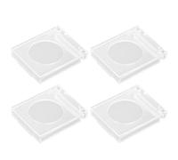 LIFKICH Cubierta Reemplazable de Plástico para Interruptores, Protector Transparente Resistente al Desgaste, Fácil de Instalar, Paquete de 4 Piezas para Botón Pulsador
