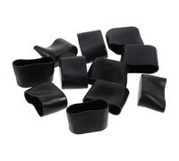 LIFKICH Funda Protectora Ovalada para Patas de Silla y Mesa de PVC, 10 Piezas, Antideslizante y Resistente para Protección de Muebles en Escuela y Librería
