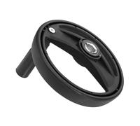 LIFKICH Rueda de Mano Manija Ergonómica Resistente a Alta Temperatura Redonda de Nylon y Movimiento Rotativo Manual para Maquinaria Industrial