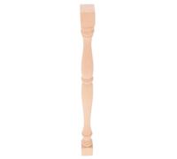 LIFKOME Balaustre de madera para escalera y cerca, postes de gabinete sin pintar, madera, color khaki, tallado decorativo para interiores, muebles, armarios