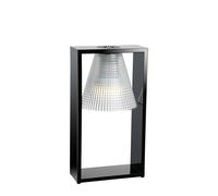 Light-Air Lámpara de Mesa Esculpida Negro/Cristal