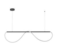 Light Prestige Meleca lámpara colgante 1x36 W blanco-negro LP-2345/1PMBK