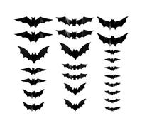 Light Up Halloween Bats Wall Decor | Spooky Lighted Window Cling
