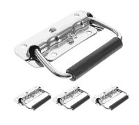 LIGHTAOTAO 4 Asas Plegables y Capacidad de Carga de 25kg de Acero Inoxidable Asa Portátil Diseño Único para Cajas de Herramientas y Equipos Industriales