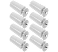 LIGHTAOTAO 8 Topes y Acabado Fino de Persianas Enrollables de Plástico Blanco Herrajes de Aleación de Aluminio, Accesorios Duraderos Diseño Simple para Estores