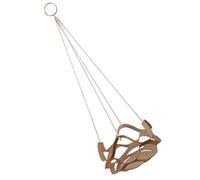 LIGHTAOTAO Colgador de Macetas de Cuero PU Amarillo con Diseño de Múltiples Capas, Soporte Resistente con Cuerda para Jardín Exterior E Interior