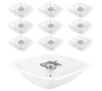 LIGHTAOTAO Contenedor de Recolección de Aceite Diseño Ajustable 10 Piezas y Material Plástico Resistente, Estilo Europeo Simple y Elegante para Campana Extractora de Cocina