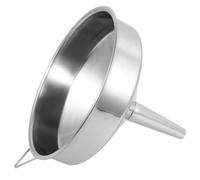LIGHTAOTAO Embudo Grande de Acero Inoxidable de Grado Industrial con Boca Ancha para Trasvase de Combustible en Coches y Camiones con Alta Capacidad y Resistencia