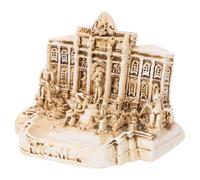 LIGHTAOTAO Modelo Decorativo de Resina Iglesia Fontana de Trevi, Mini Estatua Arquitectónica Resistente y Elegante para Decoración de Escritorio en Hogar u Oficina