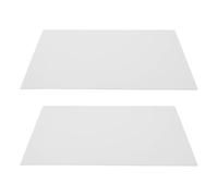 LIGHTAOTAO Panel Difusor de Luz LED de Acrílico Esmerilado Resistente al Calor y Antideslumbrante para Lámpara de Techo, Diseño Aerodinámico para Dormitorio y Cocina, 2 Piezas