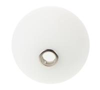 LIGHTAOTAO Pantalla de Lámpara de Globo Esmerilado de Vidrio Color Marfil Casquillo G9, Diseño Redondo y Minimalista para Espacios de Sala y Salones Modernos