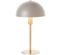 Lightbox Lámpara de sobremesa seta glamurosa lámpara de sobremesa con interruptor - 40 cm de altura y 20 cm de diámetro - para el dormitorio - casquillo E14 - máx. 28 W - de metal en color