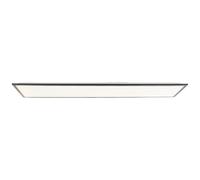 Lightbox Panel LED de superficie Basic | 120 x 30 cm | panel intemporal de pared y techo con marco negro y color de luz blanco neutro (4000 K) | 4600 lm | para cada habitación | de aluminio/plástico