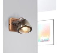 Lightbox Wandstrahler Vintage-Look, schwenkbar, GU10 Lampe