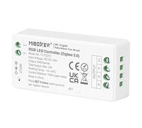 LIGHTEU®, Controlador de tira LED Miboxer Zigbee3.0 RGB 12V/24V compatible con Zigbee Amazon Echo Plus APP/Control por voz, FUT037Z