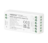 LIGHTEU®, Controlador de tira LED Miboxer Zigbee3.0 RGBW 12V/24V compatible con Zigbee Amazon Echo Plus APP/Control por voz, FUT038Z