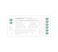 LIGHTEU®, Miboxer WiFi + 2.4GHz 2-in-1 LED Controller para Single Color & CCT LED Strip Tuya Smart Alexa Google Home compatible DC12V-24V SW2