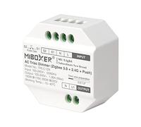 LIGHTEU®, Miboxer Zigbee3.0 y 2.4GHz Push AC 100-240V Triac Dimmer para Lámparas y Focos Regulables, TRI-C1ZR