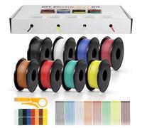 LightingWill Cable Eléctrico de Silicona 18 AWG 0,75mm², Kit de 8 Colores, 15 m por Rollo, Cable Flexible de Cobre Estañado Trenzado para Bricolaje, Automóvil, Electrónica y Cableado