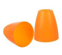 LIGIGWASH 2 Piezas Pantalla de Lámpara Pequeña de 42mm, Plástico, Vintage | Decorativa y Ligera, para Lámpara de Techo Pie, Hogar y Renovación