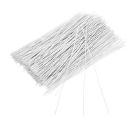 LIGIGWASH Bridas y Fácil Manejo Recubiertas de Plástico de 15cm de Alambre 500 para Organizar Cables Alta Resistencia Ideales para Uso Hogar y Viajes para Uso Hogar y Viajes