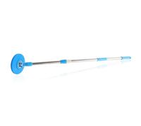 LIGIGWASH Palo de Fregona Recambio para Fregona Redonda Giratoria de Acero Inoxidable y Plástico Extensible Mango Giratorio Montaje Simple y Alta Eficiencia para Trapeador Comercial