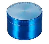 LIHAO 2" Grinder 4 Piezas Grinder Metálico con Rascador Polen para Hierbas y Especias (5cm, Azul)