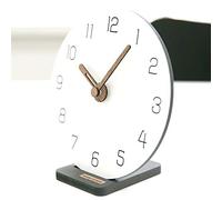 LIHUAN Mesa De Reloj Decorativo Péndulo De Sobremesa Simple y Creativo Para Salón, A-7inch