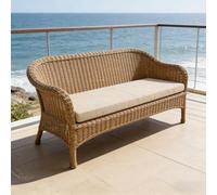 LIHUANE Cojín de Banco 40 x 70 cm Base Antideslizante Cojines a Medida Cojín para Banco de 2 3 Plazas para Interiores y Exteriores Silla de Jardín Comedor Cocina, Beige