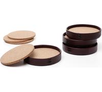 Liiton Posavasos, juego de 4 piezas, marrón, Litton