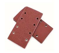 Lija 10 piezas de papel de lija cuadrado de 93 x 185 mm, papel de lija flocado, disco de forma especial, piedra abrasiva, amoladora de vidrio for herramientas de pulido de madera(10pcs 80 Grits)