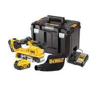 Lijadora De Banda Dewalt Xr 18v Li-ion Bruhless - 2 Baterías 5.0 Ah - Dcw220p2-qw
