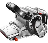 Lijadora de banda eléctrica Graphite 59G394, 800 vatios, superficie de lijado de 75 mm, con sistema de aspiración de polvo