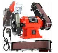 Lijadora De Banda Lijadora De Disco 150Mm 250W Máquina De Lijado De Mesa Doble