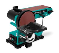 VONROC Lijadora de banda y disco de 350 W - Contiene 2 bandas de lijado de 100 x 915 mm (P80 y P120) y 2 discos de lijado de 150 mm de diámetro (P80 y P120)