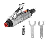 Lijadora de barra neumática de 1/4 pulgadas, herramienta de corte de máquina de grabado de ángulo de aire, herramienta de corte neumática, compacta, fresadora recta 22000-25000 rpm (15,5 cm (3 mm))