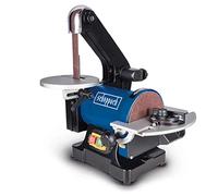 Scheppach Lijadora de disco y banda BTS700 – 250 W, 230 V 50 Hz, 125 mm