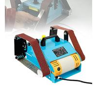 Lijadora de doble lijadora húmeda con lijadora de banda, amoladora eléctrica de doble cabeza, 950 W, 800-6000 RPM