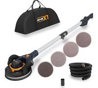 MAXXT Lijadora de yeso sin escobillas – Órbita 4 mm, 400W, plegable, LED, mango 1,65 m