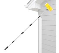 Lijadora de poste - Pulido telescópico ajustable de 360 grados | Lijadora de poste giratorio para suelos, techos, capa de masilla de yeso, renovación de decoración del hogar